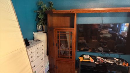 Wooden entertainmen cabinet
