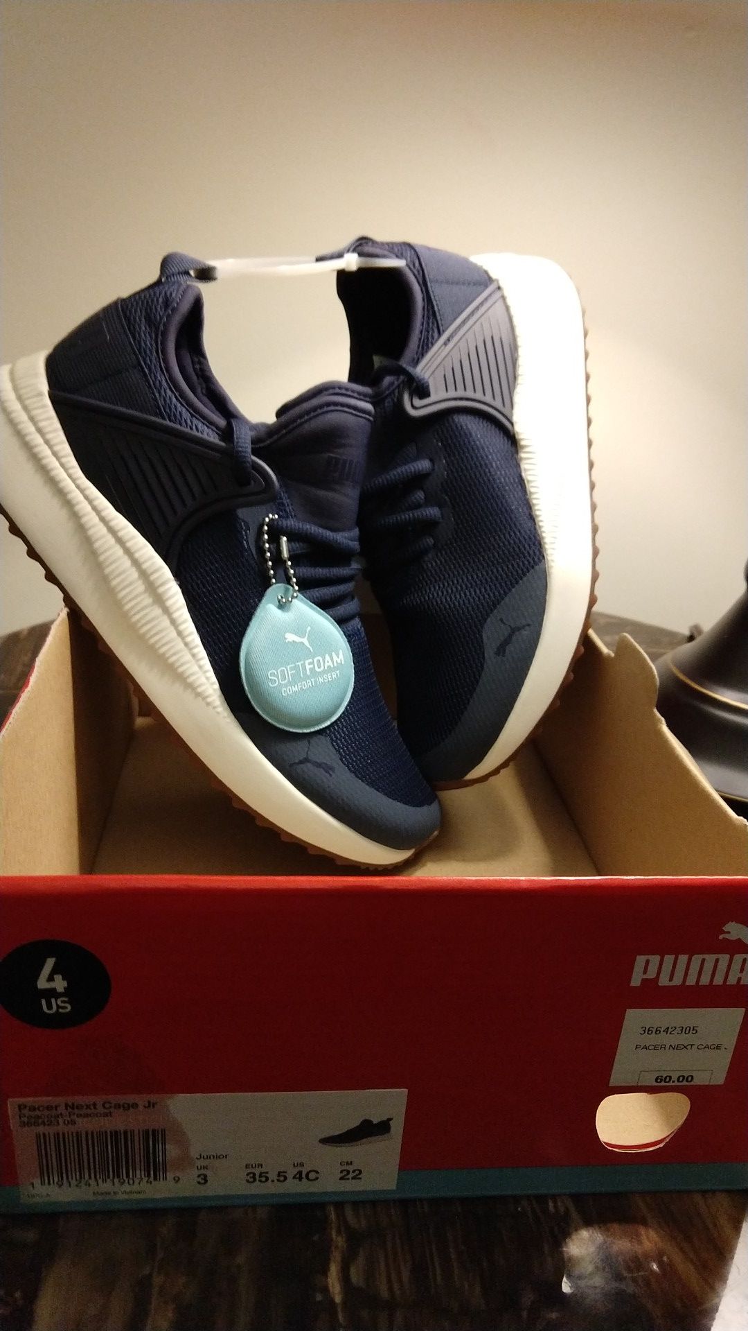 Puma( Navy Blue) Size 4