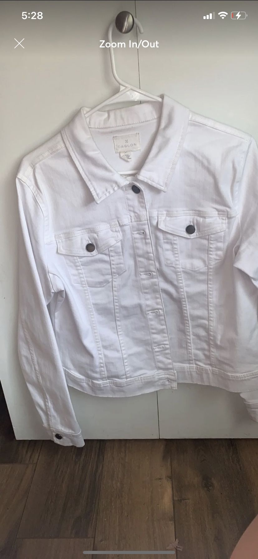 White Jean jacket