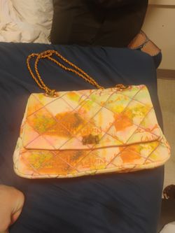 Lanvin to front flap hand bag