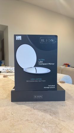 Ilios lighting led compact mirror 1x/10x