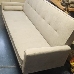 Beige/Grey Futon 