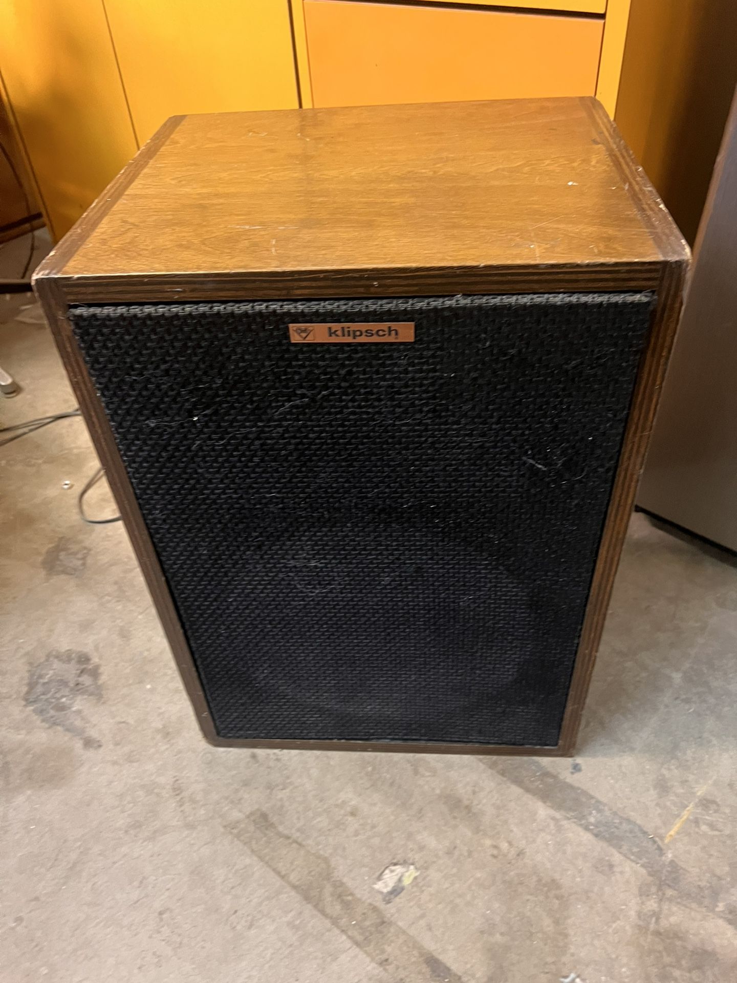 Vintage Klipsch Heresy Hbr Speaker Only 1 Made In USA for Sale in