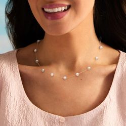 New - Pearl Station Necklace