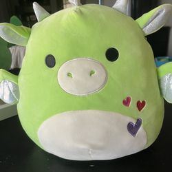 12” Green Dragon Squishmallow 