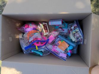 Large Lot of Mixed Kids Toy Parts