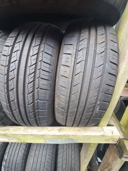 205 60 16 (2) HIGH TREAD all season used tires Free installation