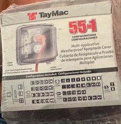 TayMac Multi-Application Weatherproof Receptable Cover