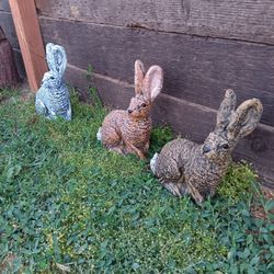 Cement Rabbit For Garden Decorations