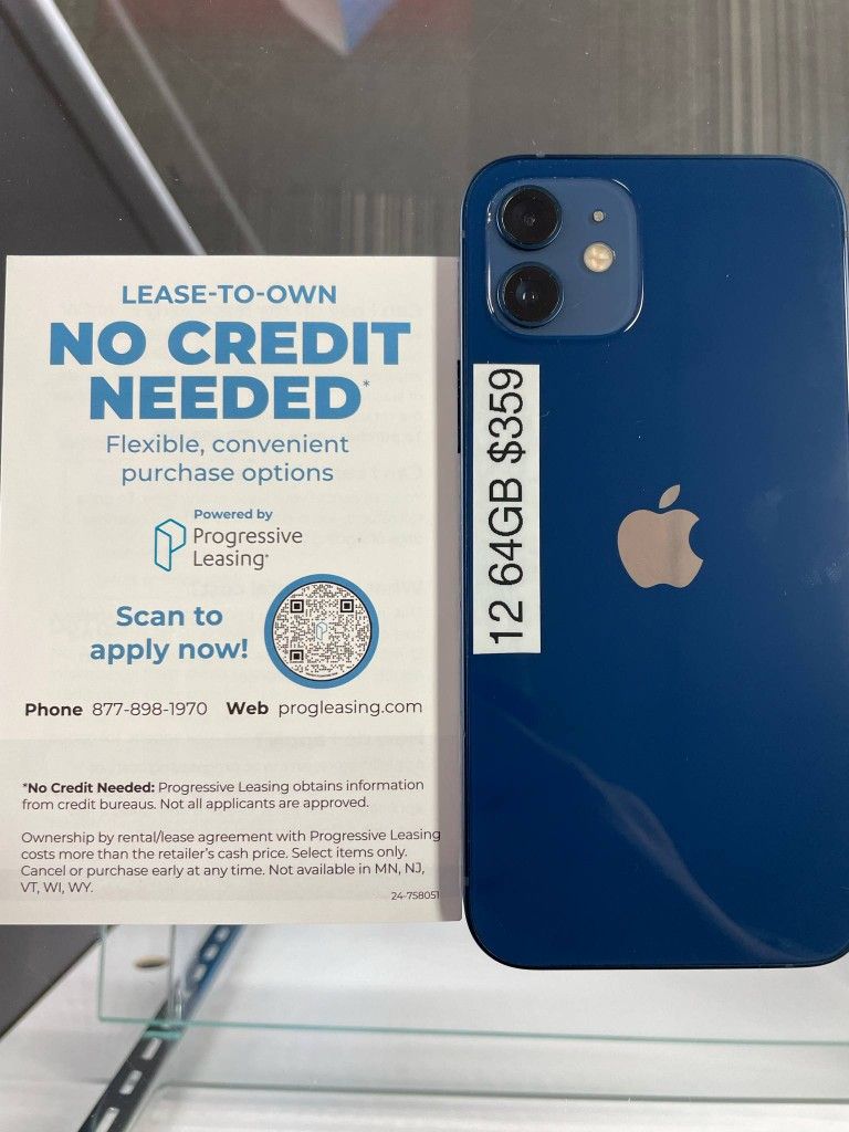IPHONE 12 64GB - $50 DOWN - NO CREDIT CHECK
