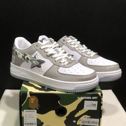 Bape Sta Low-Top Fashion Sneakers