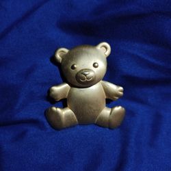 Teddy Bear Brooch/Pin. JJ Jonette