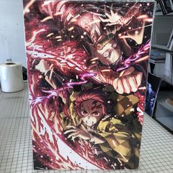 Demon Slayer Poster Board Anime Manga Supreme Off White