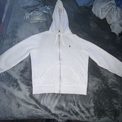 Gray  Polo Hoodie 