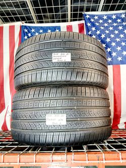 ⭐️ USED TIRES 315/30ZR21 PIRELLI CINTURATTO P7 ALL SEASON SCORPION VERDE 315 30 21