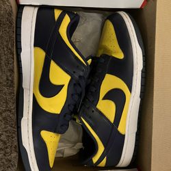 Michigan Dunks Sz 13 