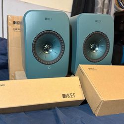 KEF ~ LSX II LT Wireless Hi‑Fi Speakers ~  Audiophile Stereo, Compact Powered Bookshelf System, Streaming & TV Ready