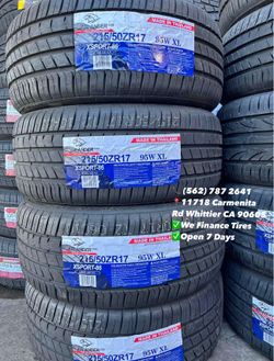 nan215/50ZR17 Atlander Set of Tires Installed and Balanced Set de Llantas Nuevas Instaladas y Balanceadas