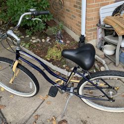 Ladies Raleigh Retro Glide 7 Bicycle 26” Tires 