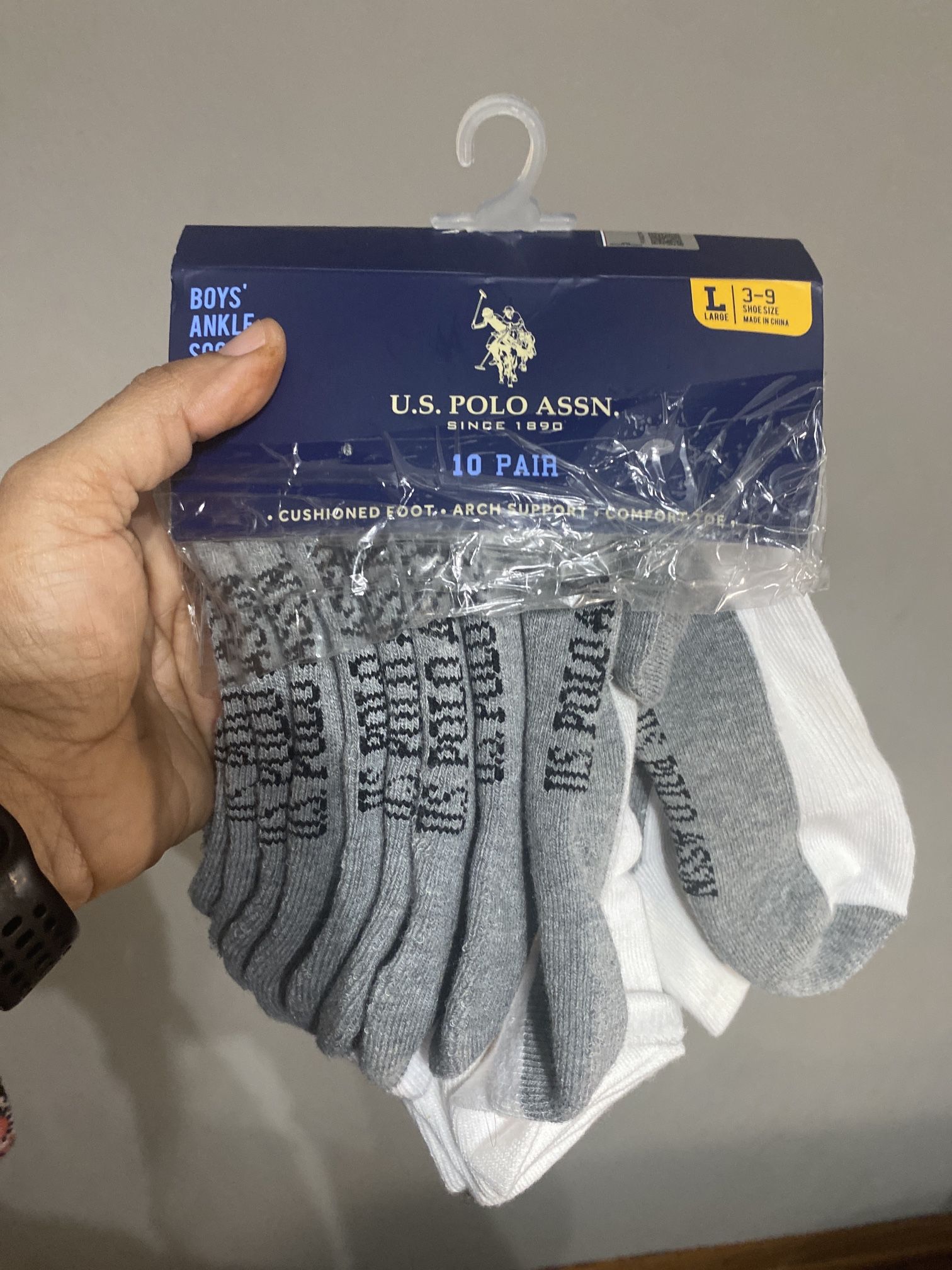 New US Polo Boys Socks 10pairs