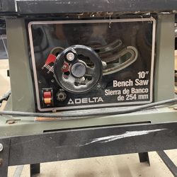 10” Bench Saw & Stand