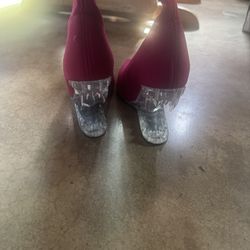 Magenta Pink Boots