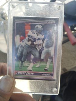 1990 Emmett Smith "Score" card