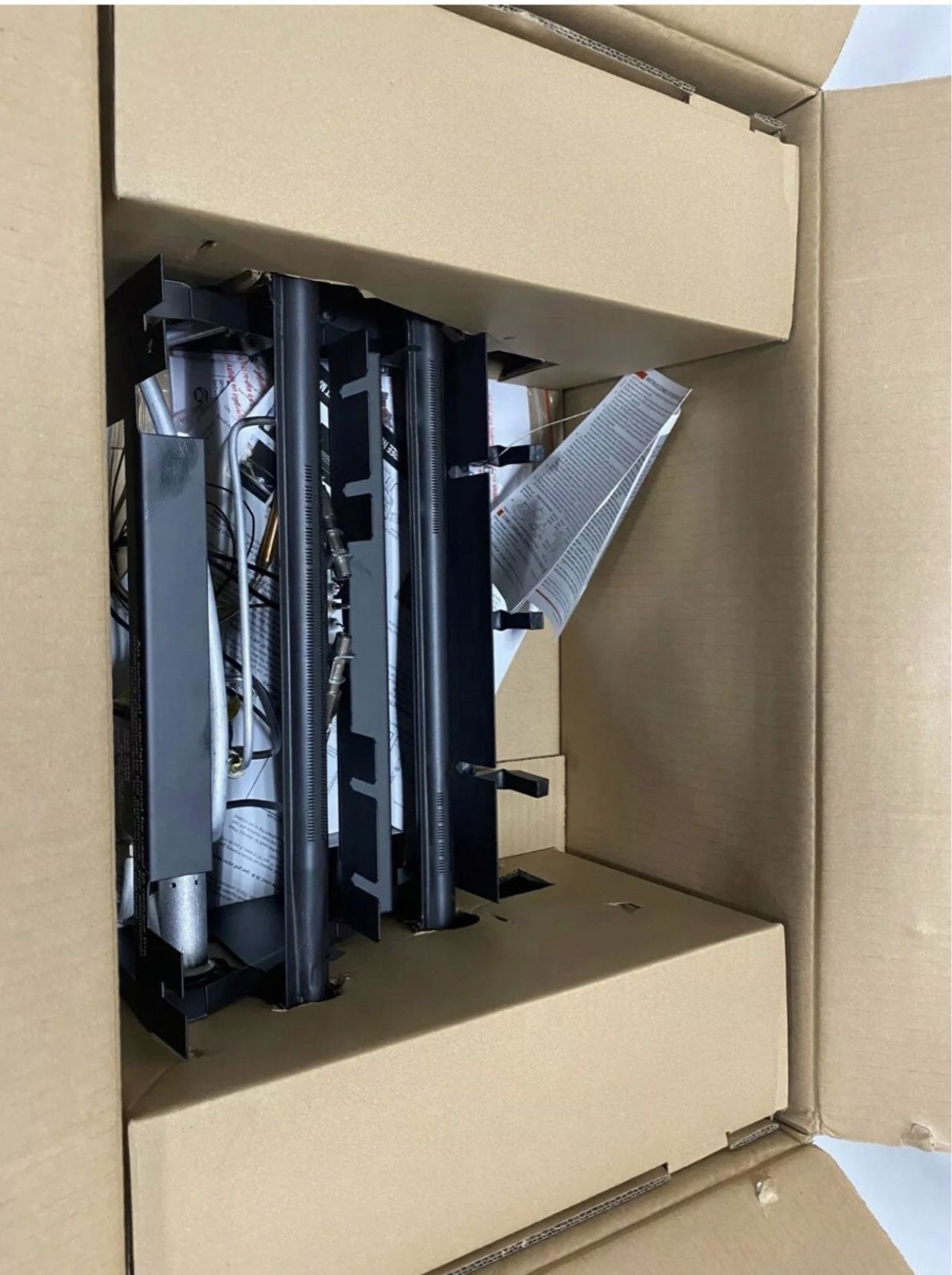 24" vent free gas burner assembly