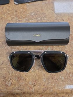 Cartier Santos de Cartier Polarized Sunglasses