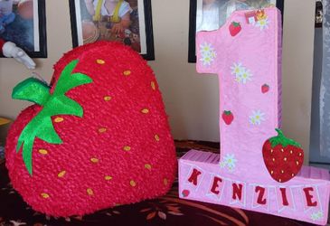Strawberry Theme Pinata 