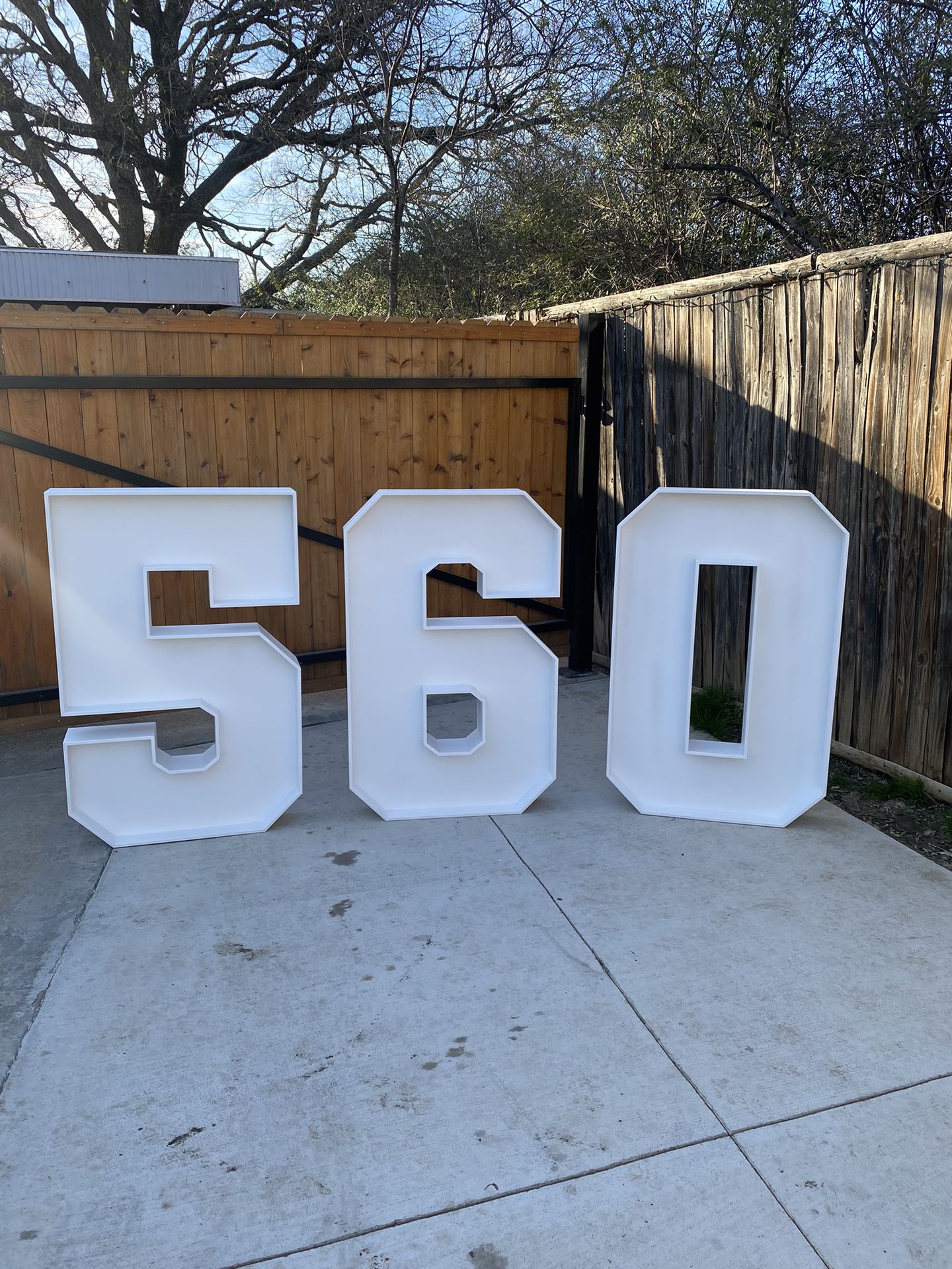 4ft marquee number ( please read the full description )