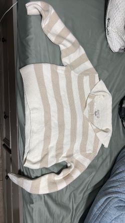 Sincerely Jules fold over neck sweater shirt