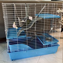 Large cage for small animals.