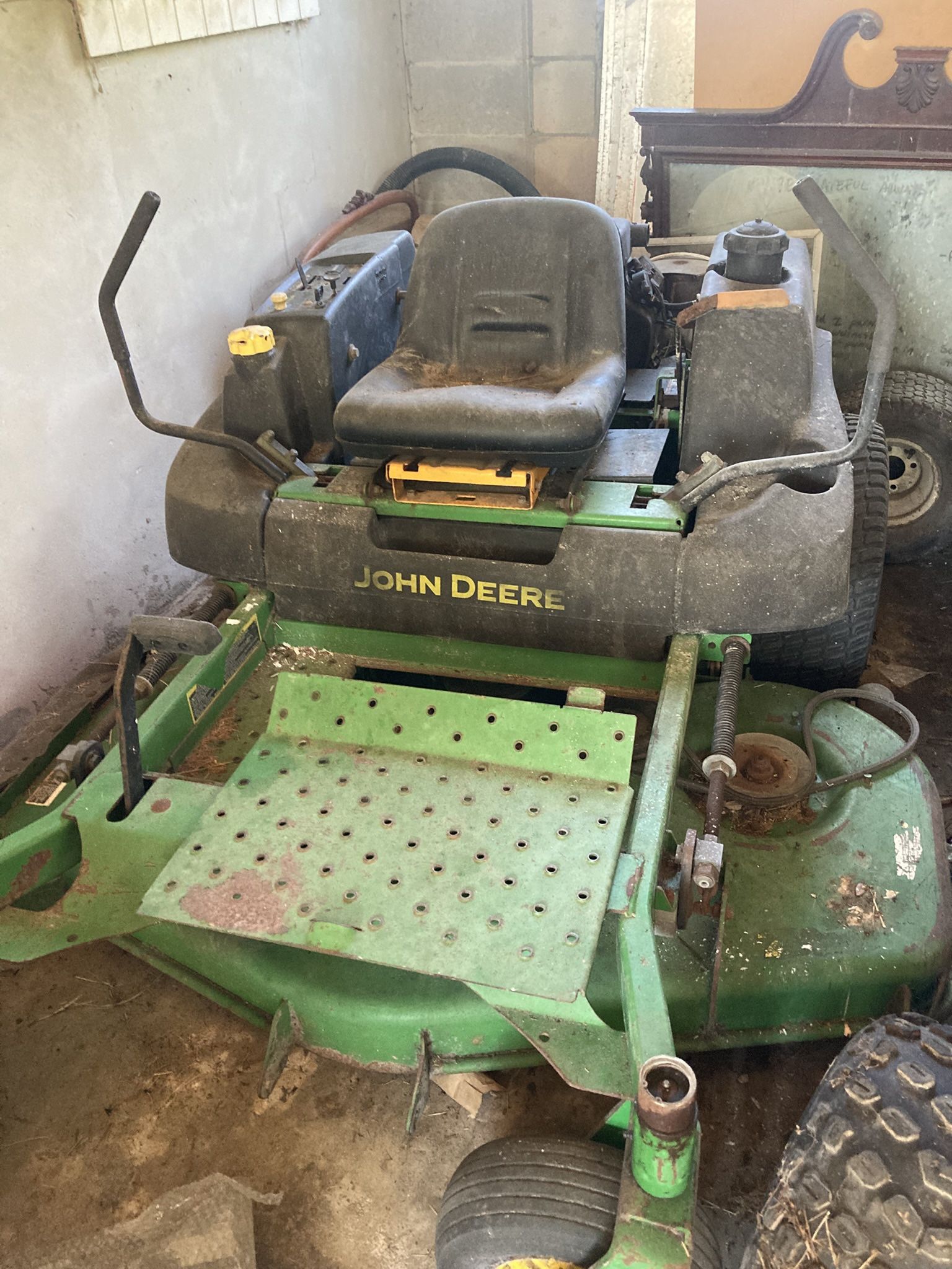 Large John Deere tractor