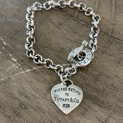 Sterling Silver Tiffany Bracelet “Please Return to Tiffany” 