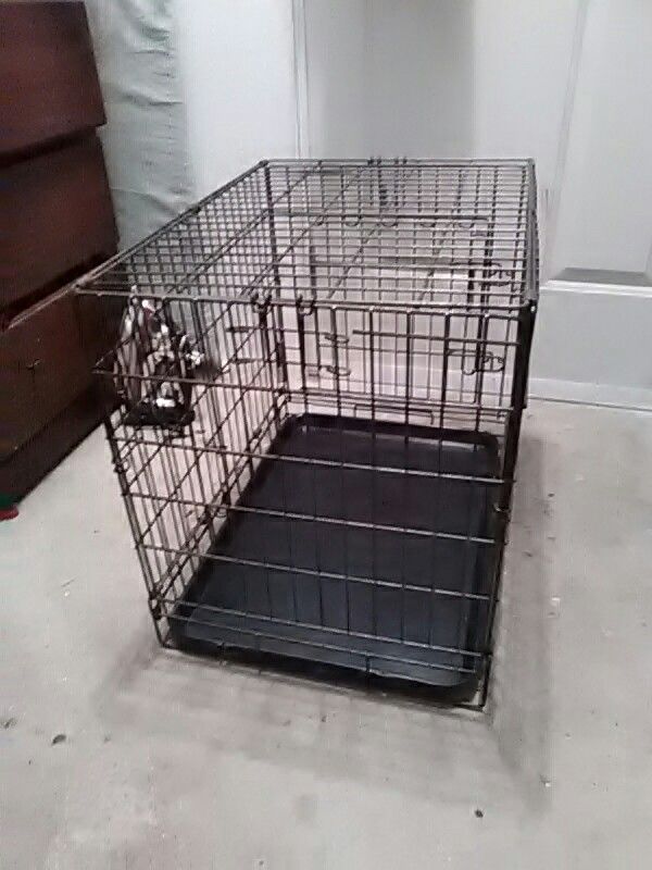 Cage for dog, cat, big parrots classifieds any pet. And folds,
