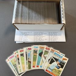 1977 Topps PARTIAL COMPLETE STARTER SET LOT High Grade Brett Rose Munson Jackson