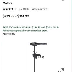 Minn Kora Endura Electric Trolling Motor 40 Lbs Fihing