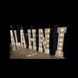 Marquee Letters And Numbers 