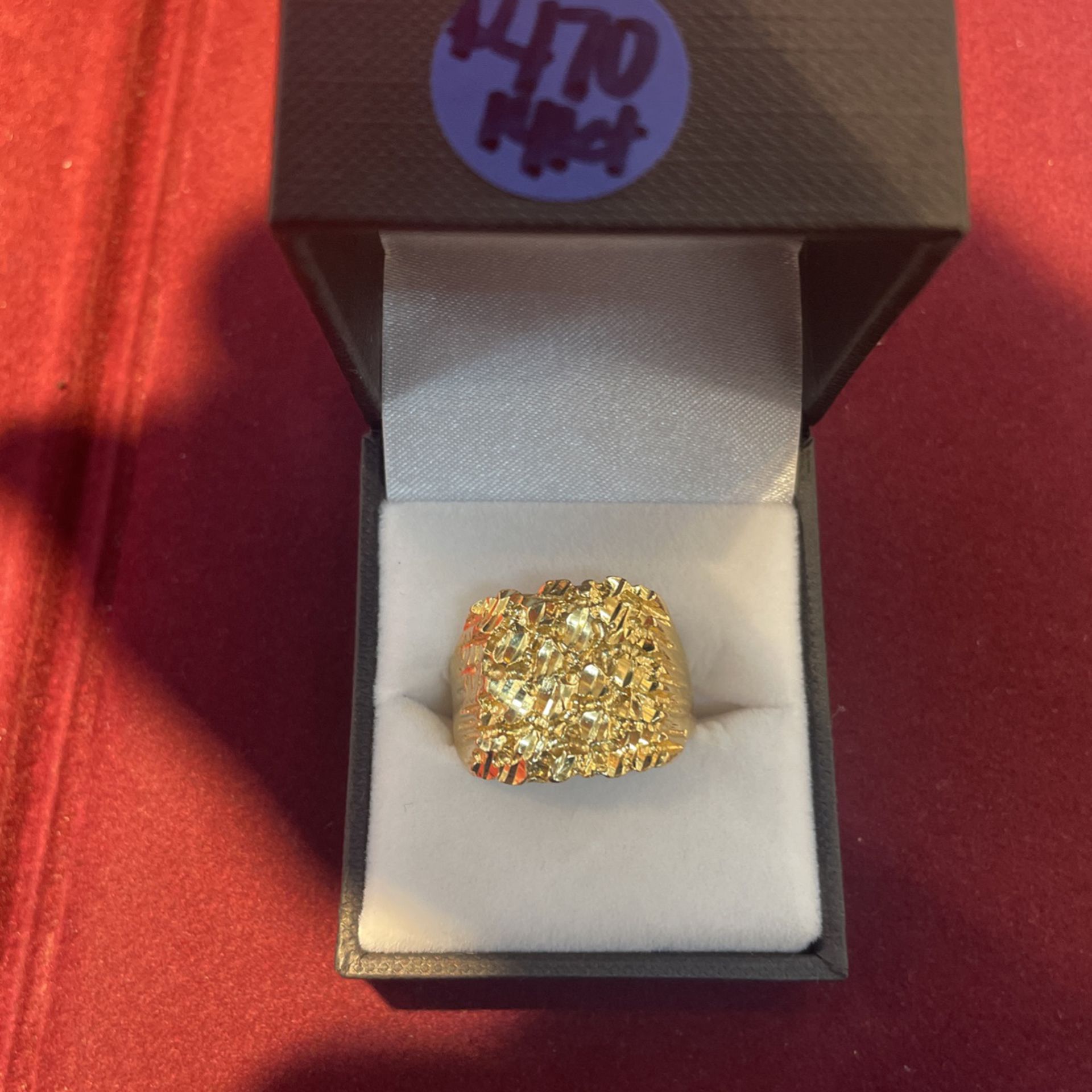 14kt Nugget Ring 