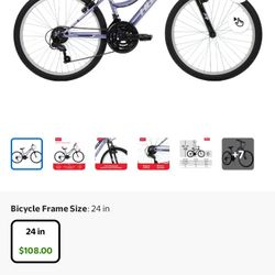 Huffy 24" Women's Mountain Bike