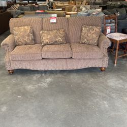 Brand new high-end sofa was $2000 now 1299 solid oak frame