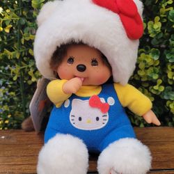 Monchhichi X Hello Kitty Plush