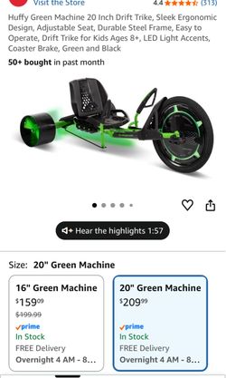 Huffy green machine 20 inch drift bike excellent condition