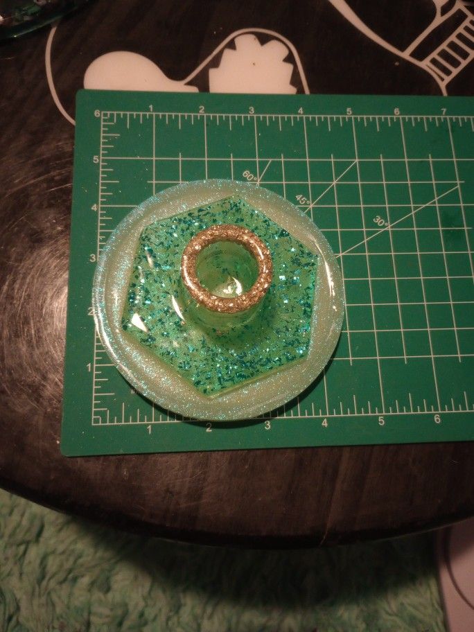 Epoxy Resin Candle Holder
