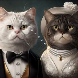 Holy Catrimony Print Poster