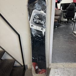 Signal Snowboard New 60.5” Tall 10” Wide Made In USA