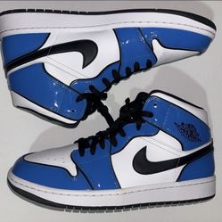 Jordan I MID SE SIGNAL BLUE
