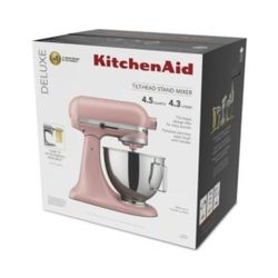 KITCHENAID Deluxe 4.5 Quart Tilt-Head Stand Mixer (Model: KSM97DR - Color: Dried Rose)