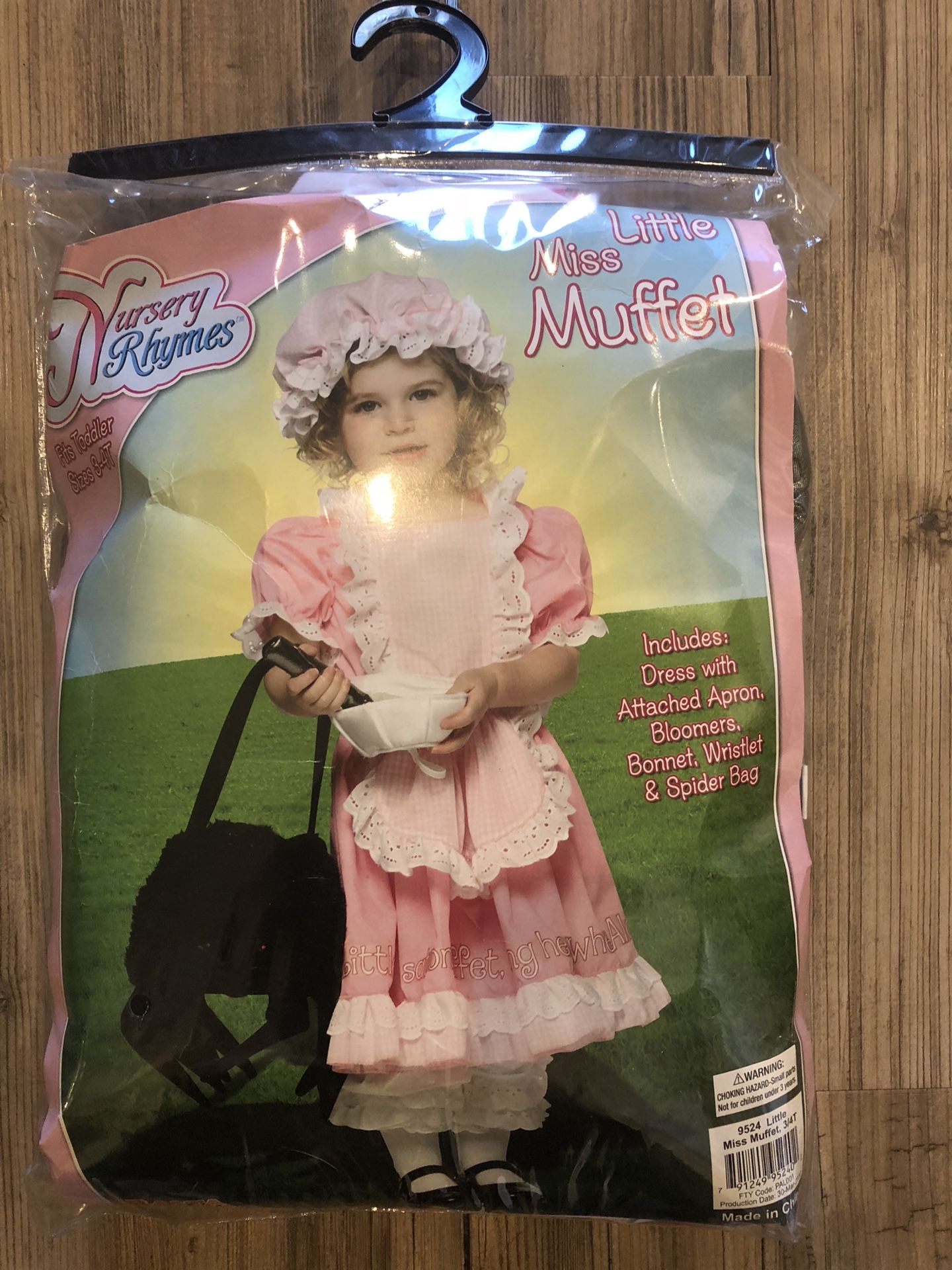 Complete little miss muffet costume